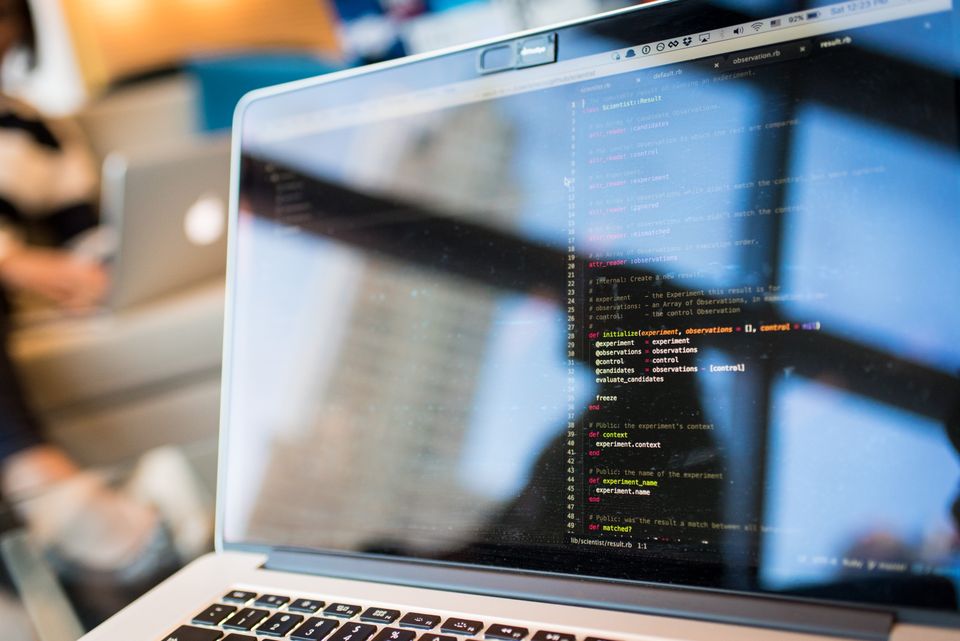 Software development on a computer